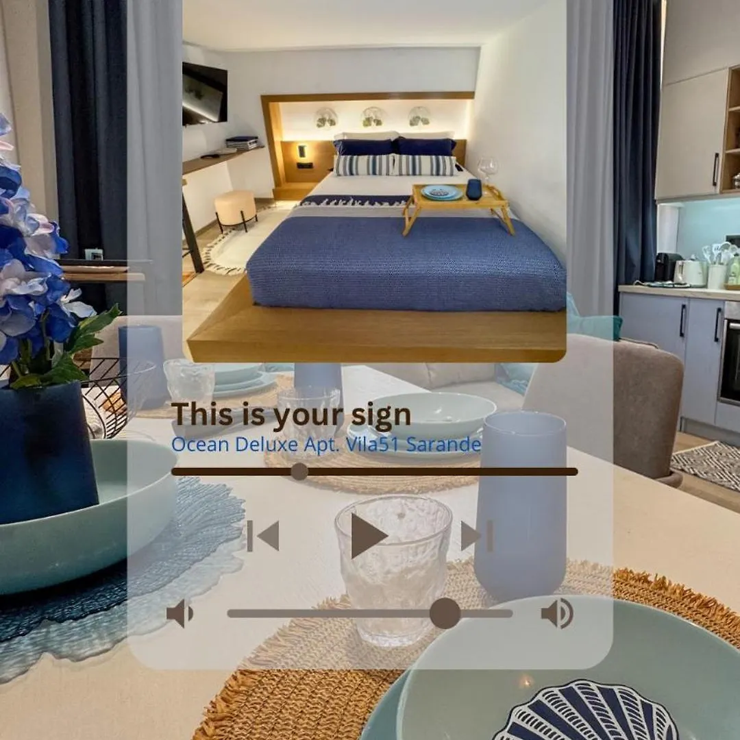 Vila51 Ocean Deluxe Apartment Sarandë